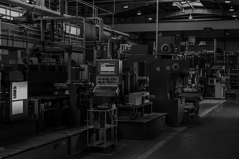 Industrieanlage in der Metallverarbeitung als Referenz für Handel